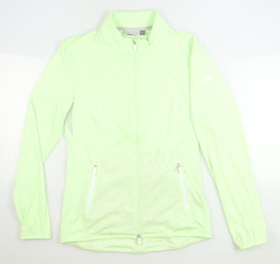 New W/ Logo Womens KJUS Delvin Jacket Small S Green MSRP $249 LG15-901