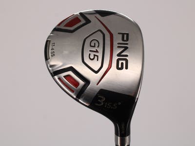 Ping G15 Fairway Wood 3 Wood 3W 15.5° Ping TFC 149F Graphite Stiff Right Handed 42.75in