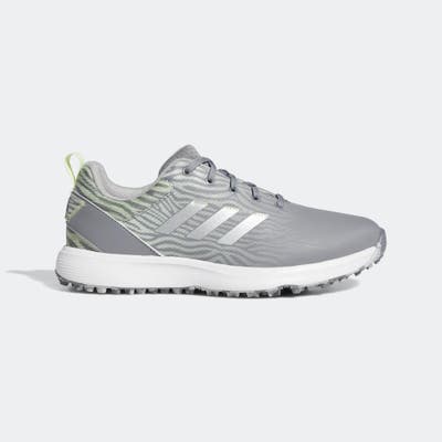 New Womens Golf Shoe Adidas S2G SL Medium 9 Grey/Silver/Lime MSRP $90