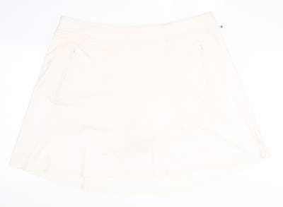 New Womens G-Fore Golf Skort Large L SNO White MSRP $125 G4LS20B01