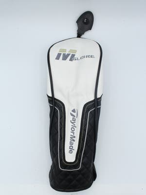TaylorMade M Gloire Fairway Wood Headcover w/Adjustable Tag Black/White