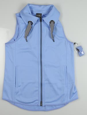 New Womens Belyn Key Golf Vest X-Small XS Blue MSRP $156