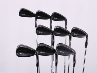 Ping G710 Iron Set 4-PW GW SW AWT 2.0 Steel Stiff Right Handed Black Dot 38.5in