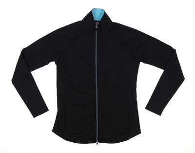 New Womens EP NY Golf Jacket Small S Black MSRP $138 6610NFA