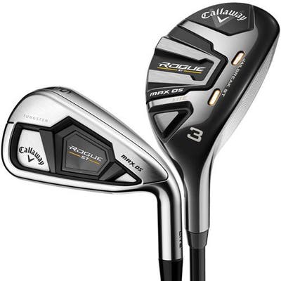 New Callaway Rogue ST Max OS Lite Combo Iron Set 4H 5H 6-PW Project X Cypher 50 Graphite Senior Right Handed 37.75in