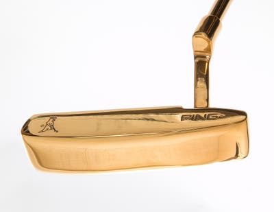 Ping Anser 2 Gold Plated Putter Right Handed 35 in - Rare Collector
