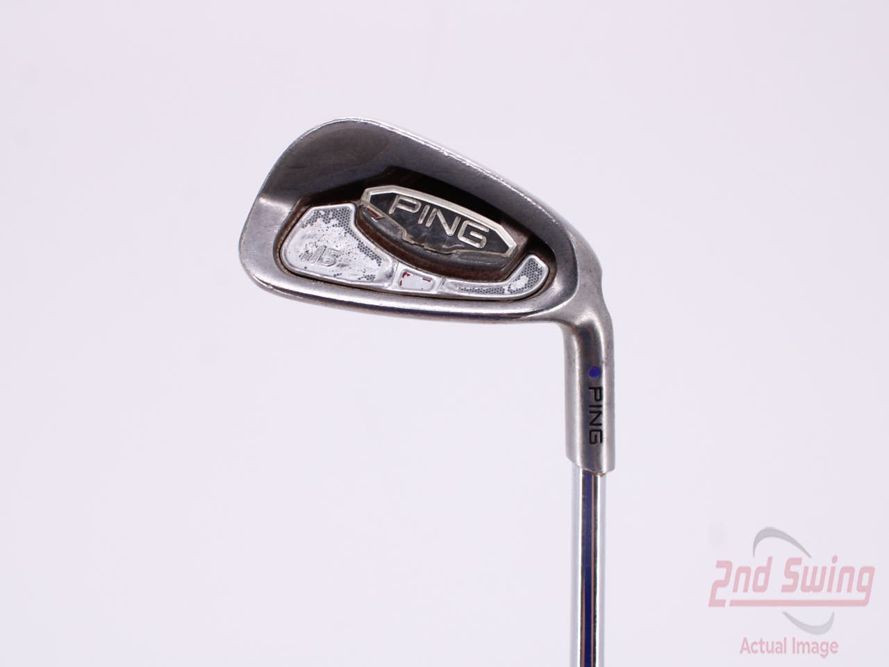Ping i15 Single Iron 9 Iron Ping AWT Steel Regular Right Handed Purple dot 36.25 in